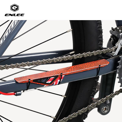 Protector de la cadena del marco de la bicicleta de MTB en negro 26x6.3x0.07cm para ciclismo y bicicletas